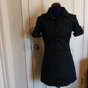 Celebrity Pink Button Down Denim